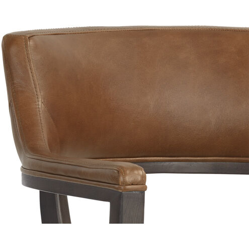 Brylea Brown / Shalimar Tobacco Leather Dining Armchair